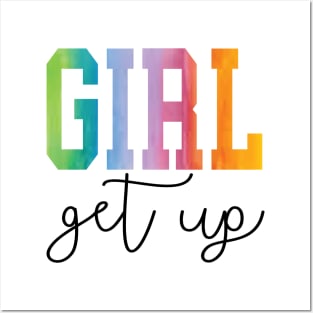 Girl Get Up Again Posters and Art